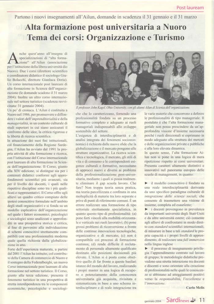 Sardinews n. 1 2004