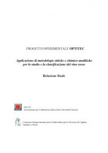 Relazione finale del progetto “OPTITEC 2”