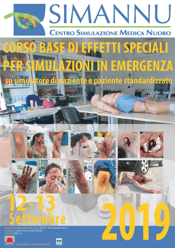 Corso base di effetti speciali per simulazioni in emergenza